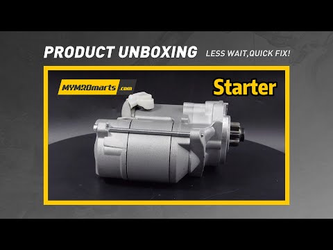 Load and play video in Gallery viewer, 12V 9T Starter Motor 17311-63012 17331-63010 17331-63011 for Kubota Tractor L2250DT L2250F L2550DT L2550F L2650DT L2950DT