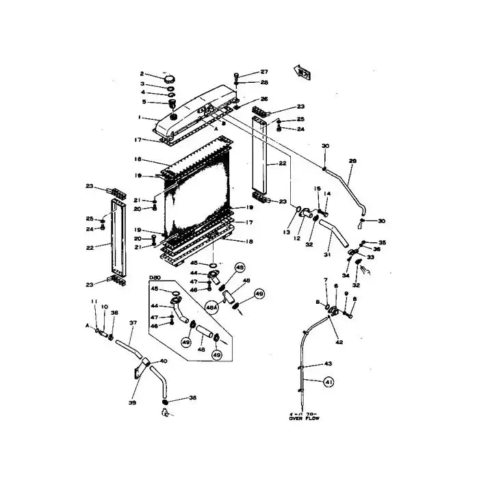 Load image into Gallery viewer, Engine Radiator Assy 154-03-00104 for Komatsu D80A-12 D85A-12 Bulldozer from MyMROmarts