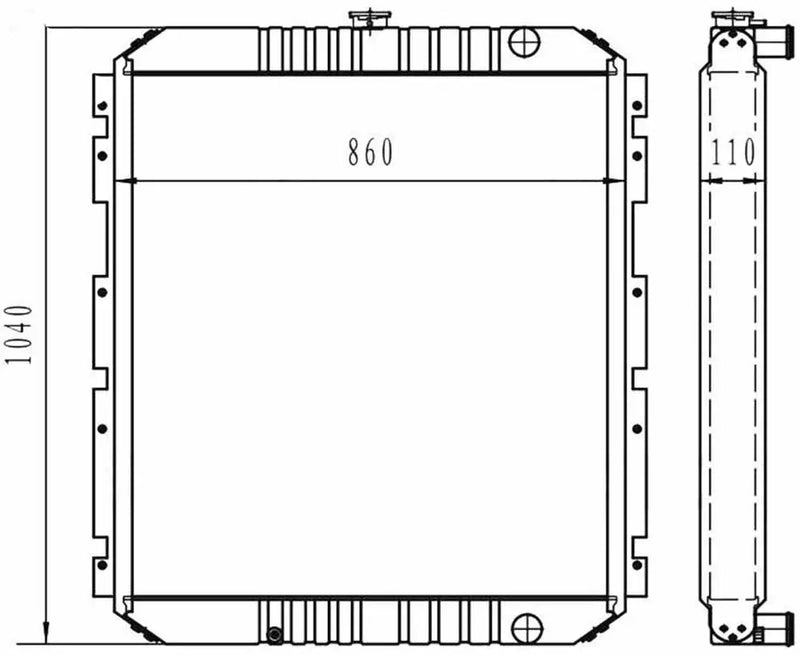 Load image into Gallery viewer, Engine Radiator Core Assy 1415975 for Caterpillar CAT E325B from MyMROmarts