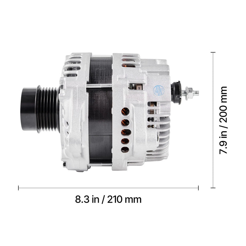 Load image into Gallery viewer, Alternator 04801490AA for Dodge Journey L4 2.4L 2360cc 2009-2020, Replace 11440, A002TX0281, A2TX0281, AL6480X, 11440N, 4801490AA, 4801490AC, 4801490AD (12V 160A CW 6-Grooves) from MyMROmarts