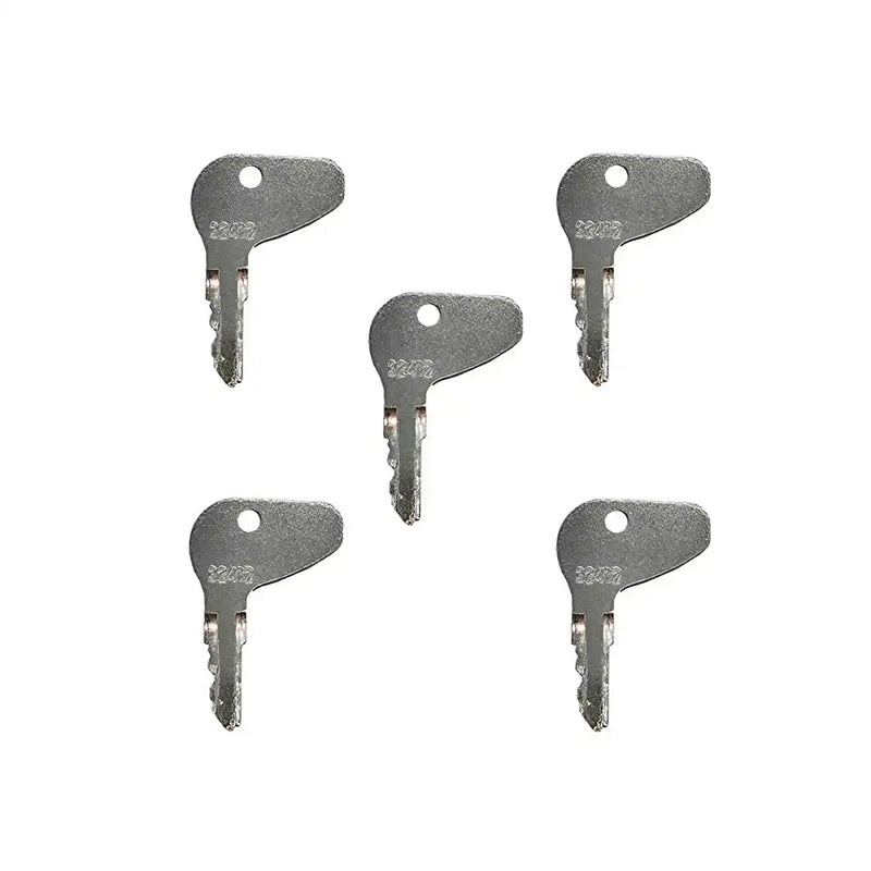 Load image into Gallery viewer, Set of 5 Ignition Start Switch Keys 27800501200 for Mahindra Tractors 2015 2615 3015 2216 from MyMROmarts