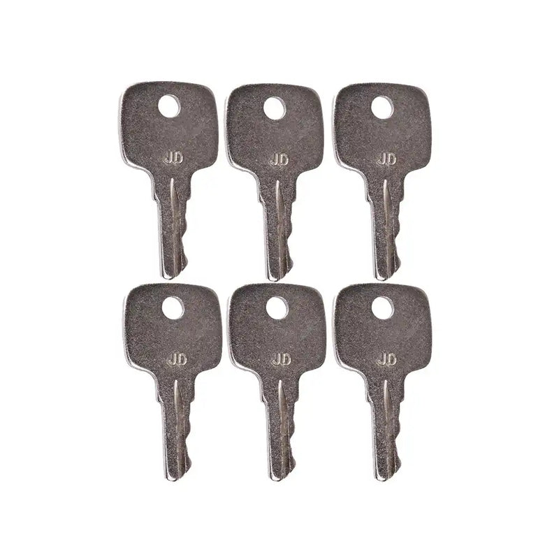 Load image into Gallery viewer, Set of 6 Ignition Keys AR51481 for John Deere Tractor 322 330 332 655 755 756 830 855 856 955 4020 4200 4300 4400 from MyMROmarts