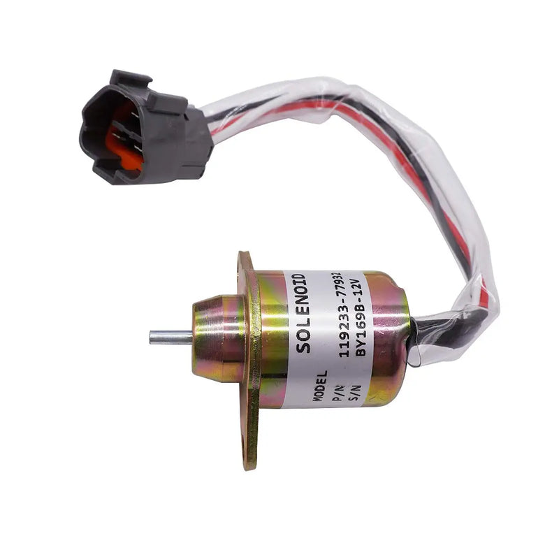 Load image into Gallery viewer, 12V Shut Off Stop Solenoid YM119233-77932 for Yanmar 3TNE72 3TNV72 4TNE84 4TNE88 Diesel Engines from MyMROmarts