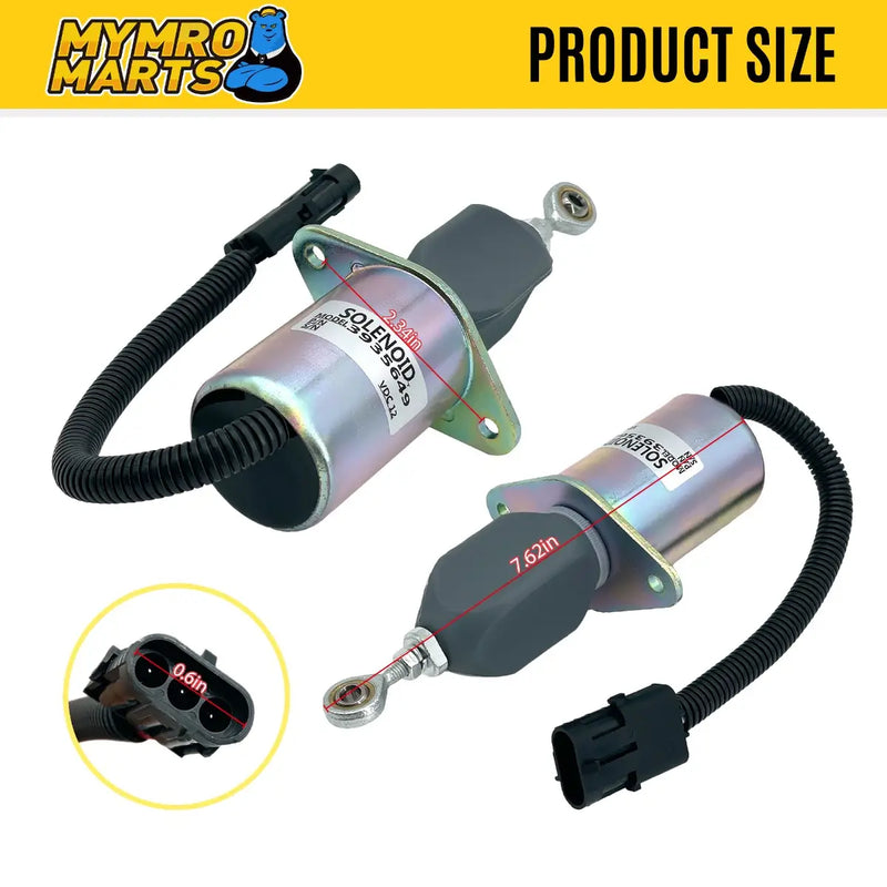 Load image into Gallery viewer, 12V Shutoff Solenoid Valve Switch 3935649 SA-4764-12 For Cummins 6CT Engine from MyMROmarts