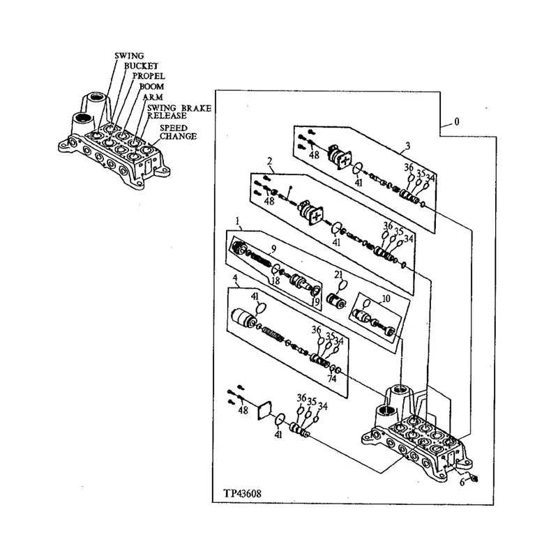 Load image into Gallery viewer, Solenoid Valve 4288336 for John Deere Excavator 490E 790ELC from MyMROmarts
