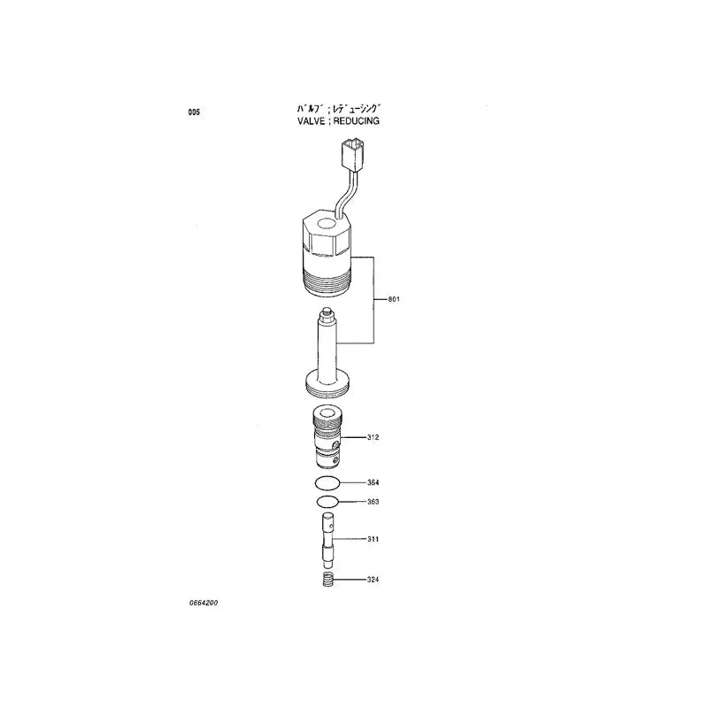 Load image into Gallery viewer, Solenoid Valve 4368974 KDRDE5K-10/40C05-T for Hitachi EX400-3 EX400-3C EX400-5 EX450H-5 EX750-5 ZX600 ZX650H ZX800 ZX850H from MyMROmarts