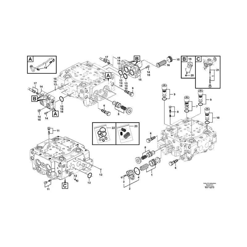 Load image into Gallery viewer, Solenoid Valve VOE17233493 for Volvo Wheel Loader L110F L110H L120G L150F L180F L180H L180H L220F L220H L250G L350F from MyMROmarts