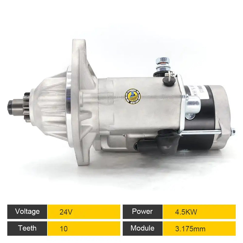 Afbeelding laden in Galerijviewer, Starter Motor 0280004880 028000-4880 3610093011 3610093C00 36100-93011 36100-93C00 for MITSUBISHI 6D16T for HYUNDAI - Electrical Parts > Starter Motor from MyMROmarts