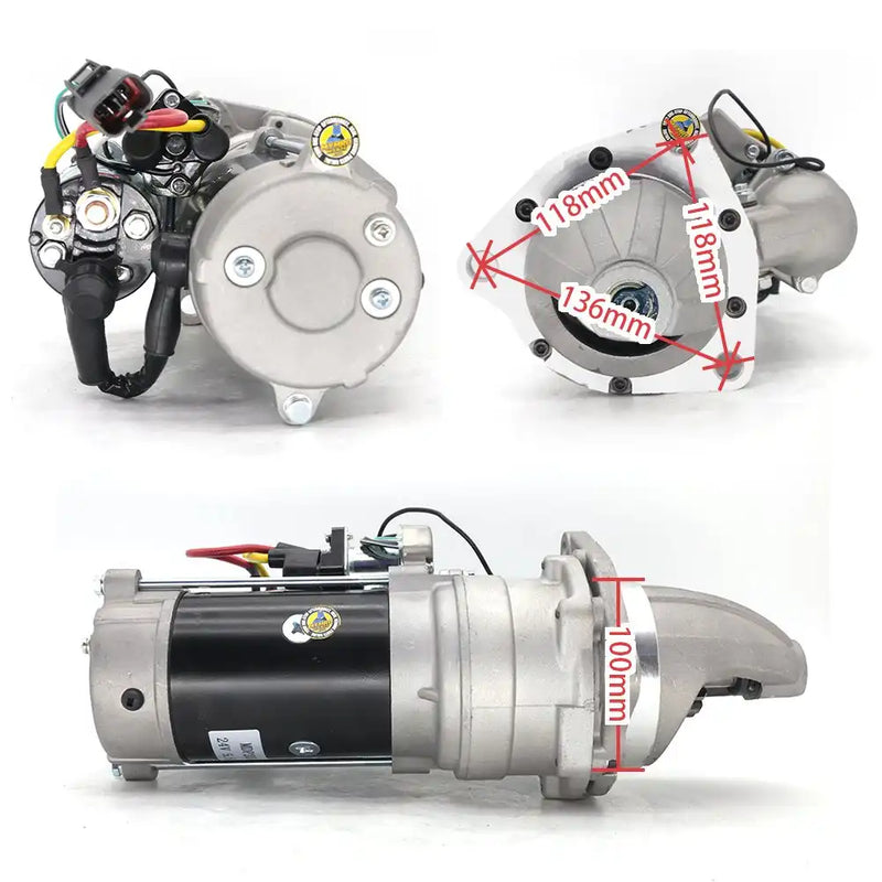 Afbeelding laden in Galerijviewer, Starter Motor 600813380 0230001230 for KOMATSU 6D105 6D95 for KOMATSU PC200-3 - Electrical Parts > Starter Motor from MyMROmarts