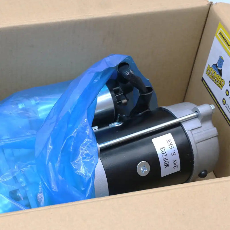 Afbeelding laden in Galerijviewer, Starter Motor 600813380 0230001230 for KOMATSU 6D105 6D95 for KOMATSU PC200-3 - Electrical Parts > Starter Motor from MyMROmarts
