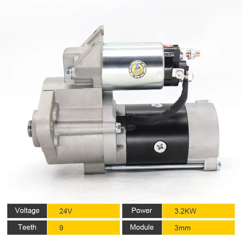 Load image into Gallery viewer, Starter Motor M2T66871 LRS1843 for MITSUBISHI 4D30A 4D31 4D30 - Electrical Parts > Starter Motor from MyMROmarts