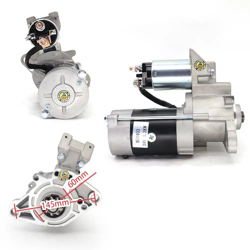 Load image into Gallery viewer, Starter Motor M2T66871 LRS1843 for MITSUBISHI 4D30A 4D31 4D30 - Electrical Parts > Starter Motor from MyMROmarts