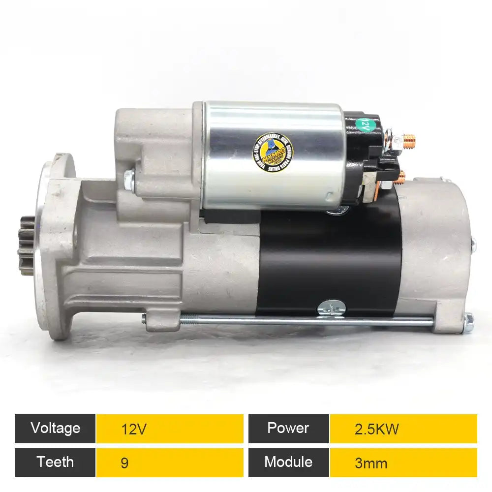 Startmotor S13204 LRS01565 voor YANMAR 4TNE94 voor HYUNDAI R60-7