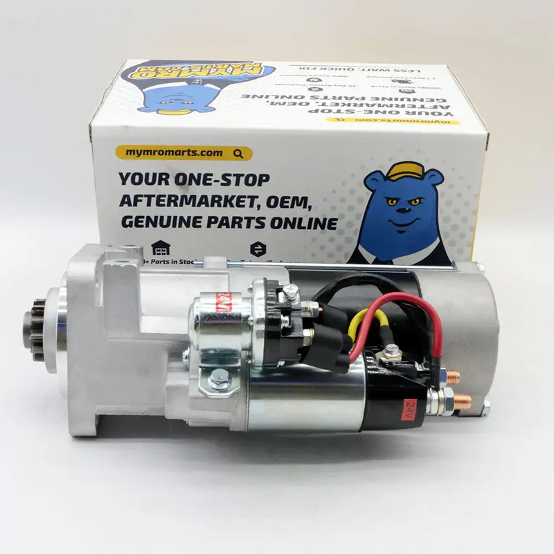 Load image into Gallery viewer, Starter Motor VOE20459041 for Volvo D6D Engine EC160B EC180B EC135B EC140B EC290B EC210B EC240B EW160B EW180B EW140B EW200B EW145B Excavator 24V from MyMROmarts