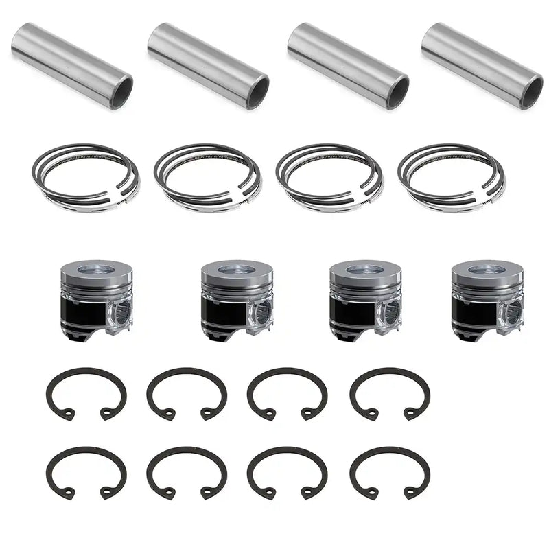 Indlæs billede i Gallery Viewer, STD 4 Sets Piston Kit With Ring for Mitsubishi 4D34 4D34T 3.9L Engine Fuso Canter FE FG - Engine Parts > Crankshafts & Connecting Rod Components > Piston from MyMROmarts