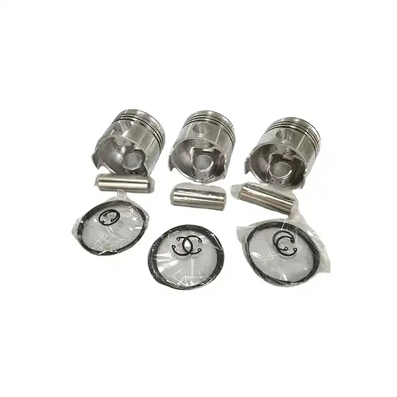 Load image into Gallery viewer, STD Piston Set 16060-21110 for Kubota Engine V1505 Excavator KX41-2 KX61-2 KX71-3 KX91-2 Tractor B2400D B2410HSE B2630HSD - Engine Parts > Crankshafts & Connecting Rod Components > Piston from MyMROmarts