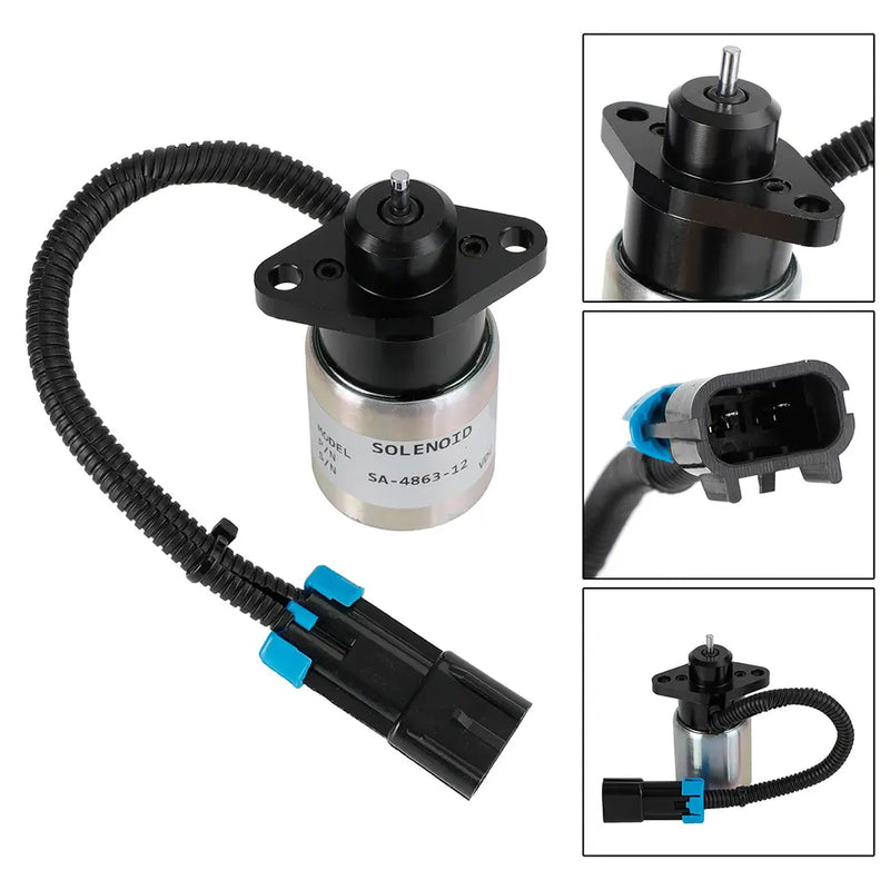 Load image into Gallery viewer, 12V Stop Solenoid 0175-12A5C9S SA-4863-12 for Kubota Woodward Engine from MyMROmarts