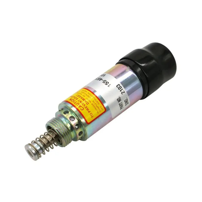 Load image into Gallery viewer, Stop Solenoid 155-4651 8C-3664 For Caterpillar CAT 3114 3116 3126 Engine 446B Backhoe Loader CB-634D Vibratory Compactor 12V from MyMROmarts