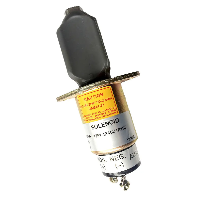 Load image into Gallery viewer, 12V Stop Solenoid 1751-12A6U1B1S5 31-0202 SA-4259-12 For Kubota 3A 70&82 MM Series Diesel Engines from MyMROmarts