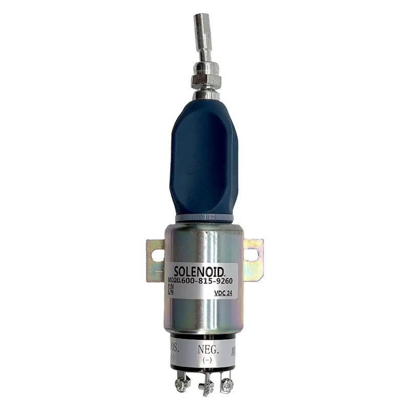 Load image into Gallery viewer, 24V Stop Solenoid 600-815-9260 6008159260 for Komatsu PC128US-2 PC138US-2 WA100-5 WA150-5 WA320-5 WA80-3 from MyMROmarts