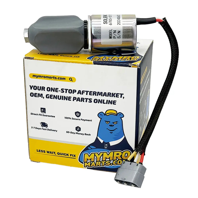 Load image into Gallery viewer, Stop Solenoid 6785-5121 11033700 for Volvo Wheel Loaders L70C L330C L70B 24V from MyMROmarts