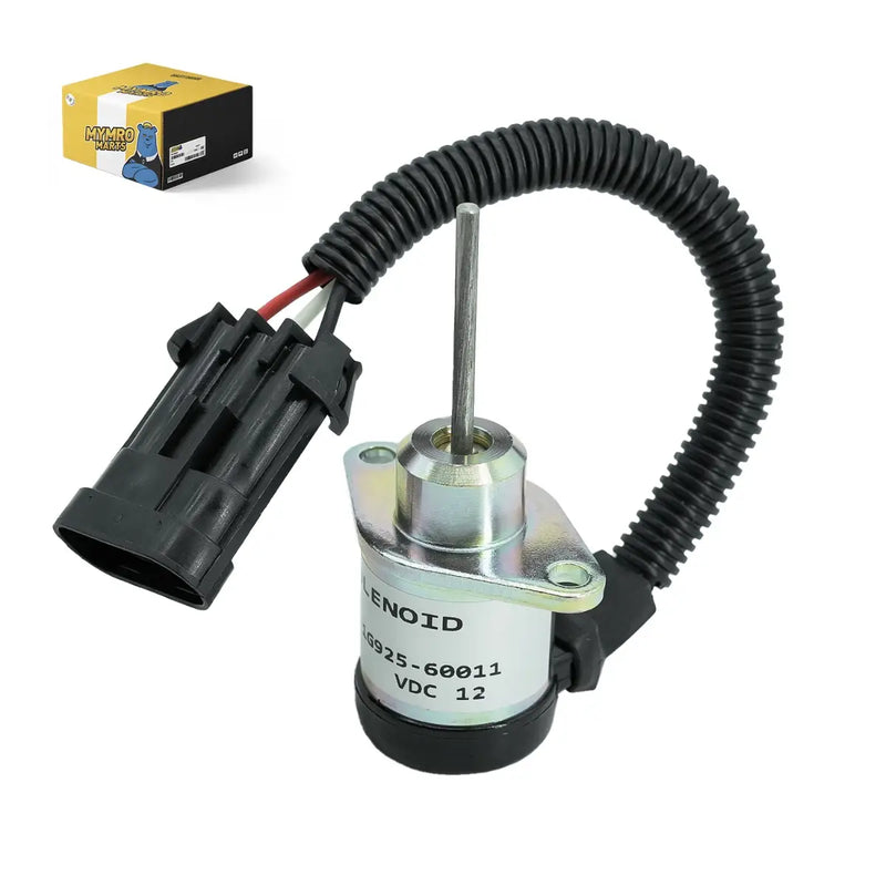 Load image into Gallery viewer, Stop Solenoid Bobcat 6691313 6691498 Kubota 1G925-60011 Woodward 1503ES-12A5UC4S For Bobcat E32 E50 Excavators S130 T110 Skid Steer Loaders Kubota B1700D B2100D Tractors D1105 D1305 Engines from MyMROmarts