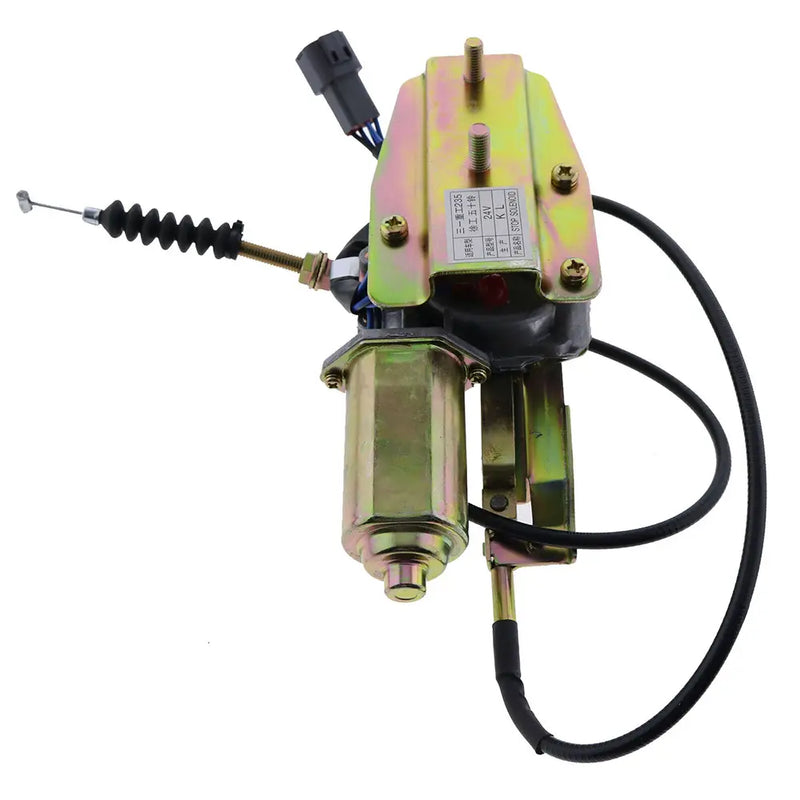 Load image into Gallery viewer, Stop Solenoid Motor 4276371 for Isuzu Engine 4BG1 6BG1 Hitachi Excavator EX100-2 EX100-3 EX120-2 EX120-3 from MyMROmarts