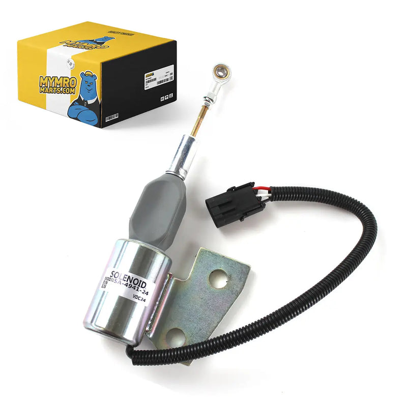 Load image into Gallery viewer, Stop Solenoid SA-4941-24 3991168 3964628 For Cummins 4BT Engine Hyundai R130 Excavator from MyMROmarts