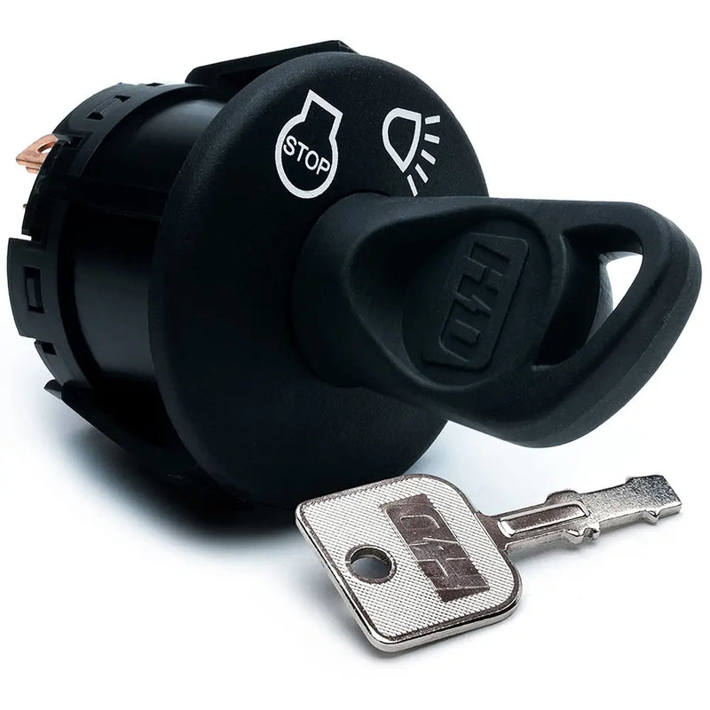 Load image into Gallery viewer, HD Switch Starter Ignition Switch Replaces for John Deere X100 Series X300 X304 X310 X320 X324 X330 X340 X350 X354 X360 X370 X380 X384 X390 X500 X520 X530 X534 X540 w/1 Umbrella & 1 Steel Key & Carabiner - Electrical Parts > Switch > Ignition Switch from MyMROmarts