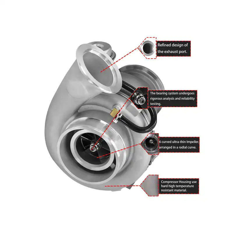Carica immagine in Galleria Viewer, Turbo K31 Turbocharger 23528064 for Detroit Diesel Engine Series 60 Truck Series 60 LMY98 from MyMROmarts