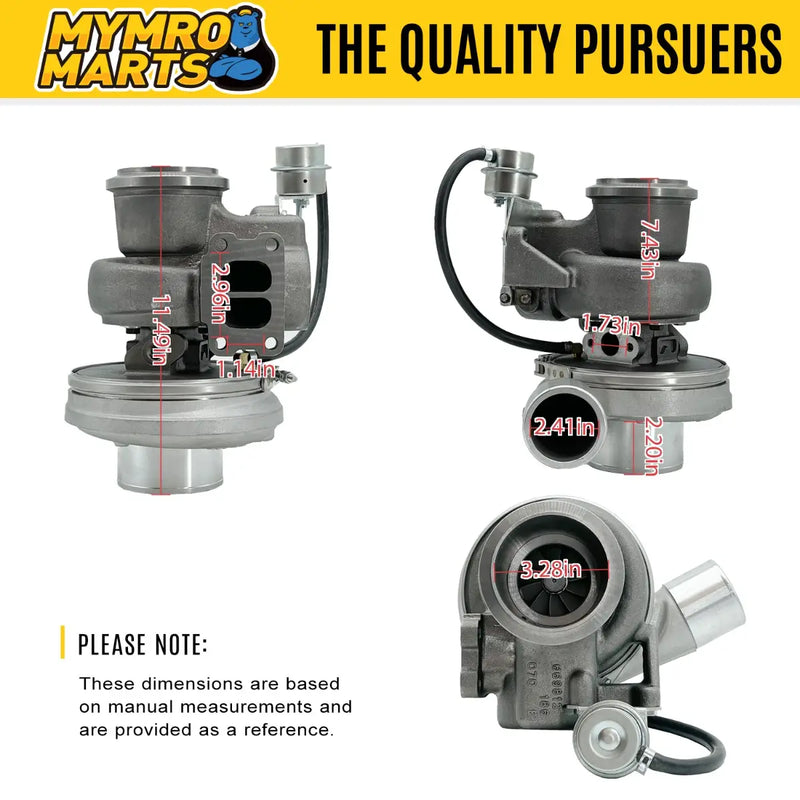 Load image into Gallery viewer, Turbo Turbocharger 10R1795 10R3280 10R-1795 For Caterpillar CAT C7 3126 Engine - Engine Parts > Air Intake and Exhaust System > Turbocharger from My Store