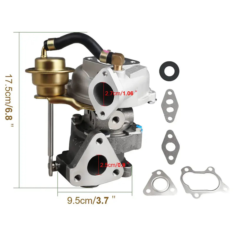 Load image into Gallery viewer, Turbo RHB31CW-30004CP7NRBRDL245AZ Turbocharger 13900-62D51 VE110069 for Suzuki ALTO Works with YA1 F6AT Engine - Engine Parts > Air Intake and Exhaust System > Turbocharger from My Store