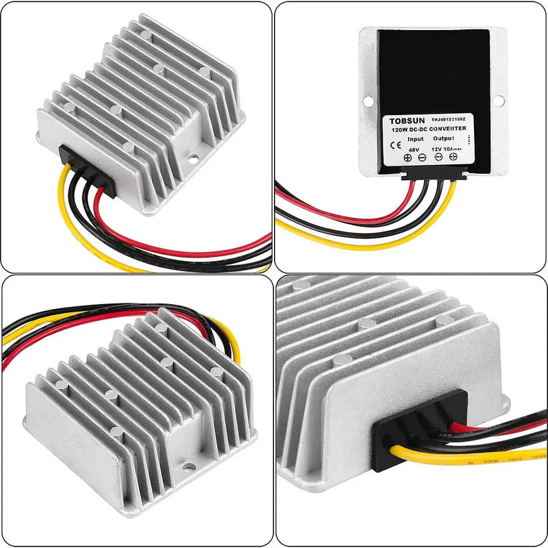 Load image into Gallery viewer, Voltage Reducer Converter Regulator 48 Volt to 12V 10A Waterproof for Golf Cart - Electrical Parts > Regulator from MyMROmarts
