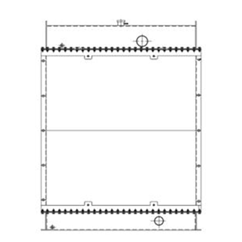 Load image into Gallery viewer, Engine Water Radiator 142-1928 for Caterpillar CAT 3406C Generator Set Engine - Engine Parts > Cooling System > Engine Radiator from MyMROmarts