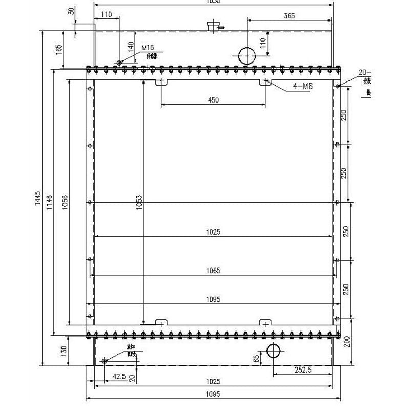 Load image into Gallery viewer, Engine Water Radiator 142-1928 for Caterpillar CAT 3406C Generator Set Engine - Engine Parts > Cooling System > Engine Radiator from MyMROmarts