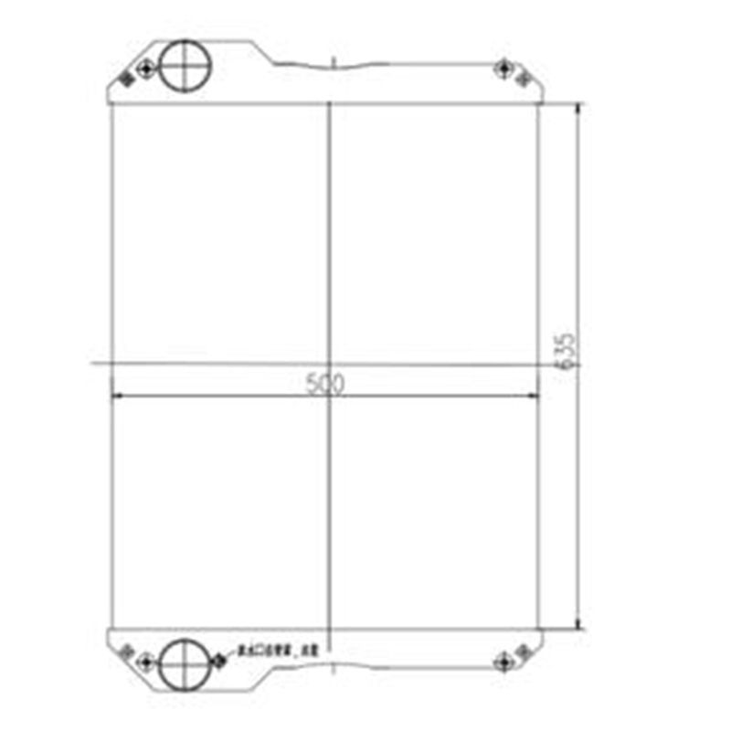 Load image into Gallery viewer, Engine Water Radiator Core 332/C5000 for JCB 531-70 535-95 535-125 541-70 - Engine Parts > Cooling System > Engine Radiator from MyMROmarts