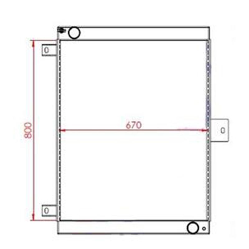 Load image into Gallery viewer, Engine Water Radiator Core for Volvo G720B Motor Grader - Engine Parts > Cooling System > Engine Radiator from MyMROmarts