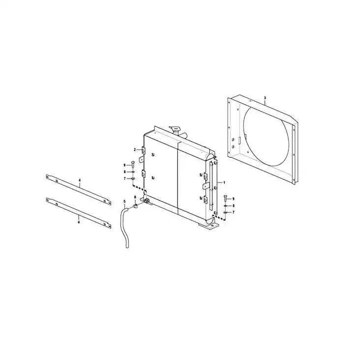 Load image into Gallery viewer, Engine Water Radiator Core 14623538 14551773 for Volvo Excavator ECR88 from MyMROmarts