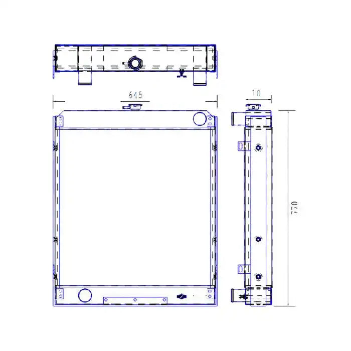 Load image into Gallery viewer, Engine Water Radiator Core 30/303900 for JCB 714 125 135T 145T 155T 185TI 3155 3185 from MyMROmarts