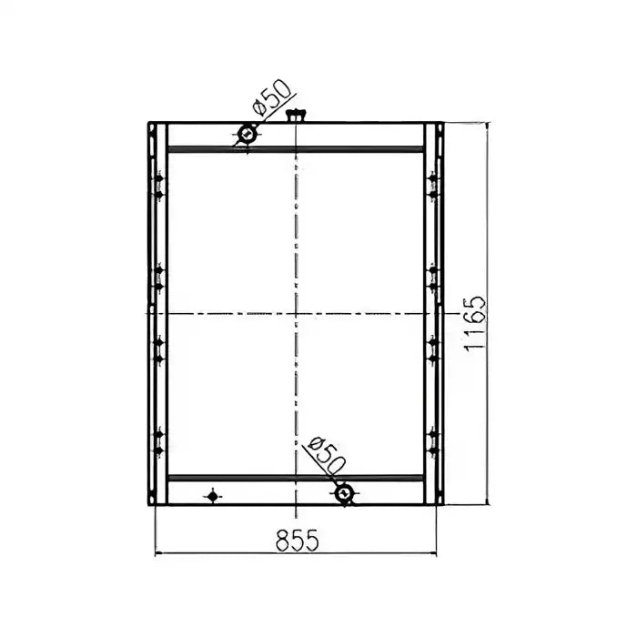 Load image into Gallery viewer, Water Tank Engine Radiator 13E41000 202-00004C 202-00004B 202-00004A for Doosan Excavator S250LC-V from MyMROmarts