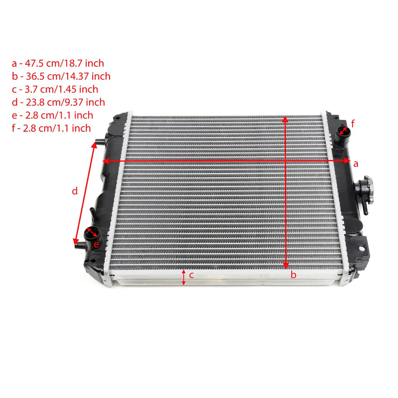 Load image into Gallery viewer, Water Tank Radiator 1G313-72060 for Kubota KX71-3 KX71-3S Excavator - Engine Parts > Cooling System > Engine Radiator from MyMROmarts