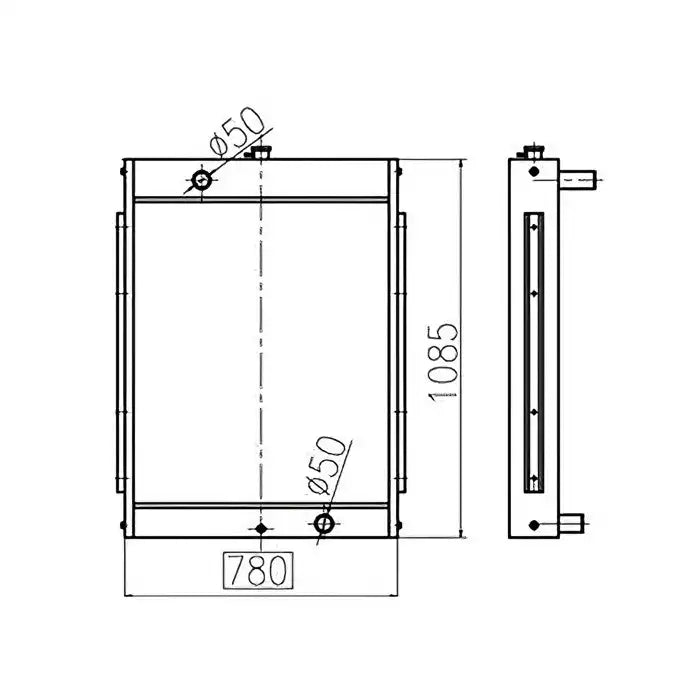 Load image into Gallery viewer, Water Tank Engine Radiator 2202-9065C 2202-9065A 2202-9065B for Doosan Excavator S290LC-V from MyMROmarts