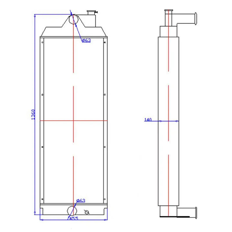 Load image into Gallery viewer, Water Tank Engine Radiator Core ASS'Y 230-2966 for Caterpillar Excavator CAT 345C 345C L 345D 349D 349D L from MyMROmarts