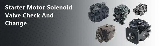 Starter Motor Solenoid Valve Check And Change