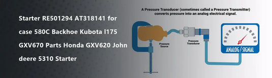 Starter RE501294 AT318141 for case 580C Backhoe Kubota l175 GXV670 Parts Honda GXV620 John deere 5310 Starter