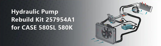 Hydraulic Pump Rebuild Kit 257954A1 for CASE 580SL 580K