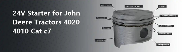 24V Starter for John Deere Tractors 4020 4010 Cat c7