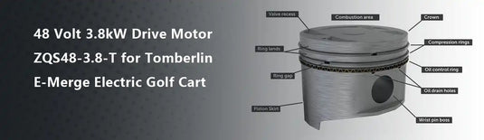 48 Volt 3.8kW Drive Motor ZQS48-3.8-T for Tomberlin E-Merge Electric Golf Cart
