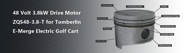 48 Volt 3.8kW Drive Motor ZQS48-3.8-T for Tomberlin E-Merge Electric Golf Cart