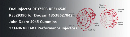 Fuel Injector RE37503 RE516540 RE529390 for Doosan 13538627842 John Deere 4045 Cummins 131406360 4BT Performance Injectors